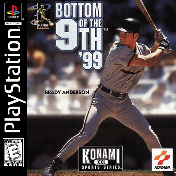Bottom of the 9th 99 box art for Playstation